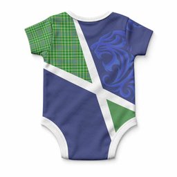 Currie The Scottish Football Crest Baby Onesie Lion-Tartan Army