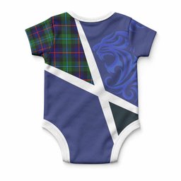 Calder The Scottish Football Crest Baby Onesie Lion-Tartan Army