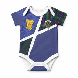 Calder The Scottish Football Crest Baby Onesie Lion-Tartan Army
