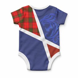 Adair The Scottish Football Crest Baby Onesie Lion-Tartan Army