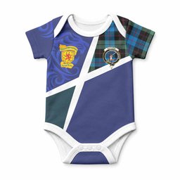 Guthrie The Scottish Football Crest Baby Onesie Lion-Tartan Army