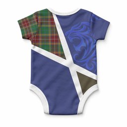 Baxter The Scottish Football Crest Baby Onesie Lion-Tartan Army