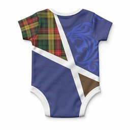 Buchanan The Scottish Football Crest Baby Onesie Lion-Tartan Army