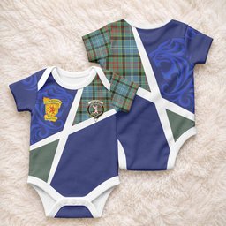 Cathcart The Scottish Football Crest Baby Onesie Lion-Tartan Army