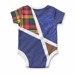 Dewar The Scottish Football Crest Baby Onesie Lion-Tartan Army