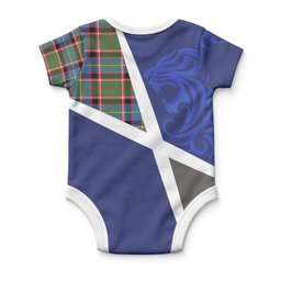 Glass The Scottish Football Crest Baby Onesie Lion-Tartan Army