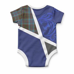 Anderson The Scottish Football Crest Baby Onesie Lion-Tartan Army
