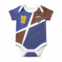 Scott The Scottish Football Crest Baby Onesie Lion-Tartan Army