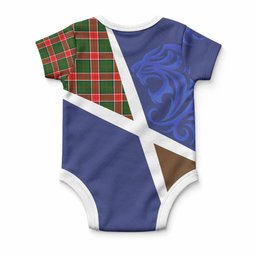 Pollock The Scottish Football Crest Baby Onesie Lion-Tartan Army