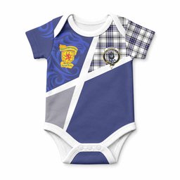 Hannay The Scottish Football Crest Baby Onesie Lion-Tartan Army