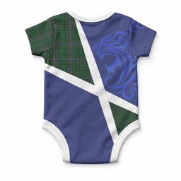 MacRae (McRae) The Scottish Football Crest Baby Onesie Lion-Tartan Army