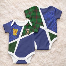 Kirkaldy The Scottish Football Crest Baby Onesie Lion-Tartan Army