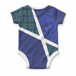 Marshall The Scottish Football Crest Baby Onesie Lion-Tartan Army