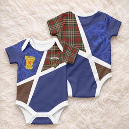 MacGill (MakGill) The Scottish Football Crest Baby Onesie Lion-Tartan Army