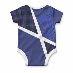 Morgan The Scottish Football Crest Baby Onesie Lion-Tartan Army