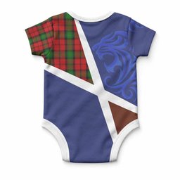Kerr The Scottish Football Crest Baby Onesie Lion-Tartan Army