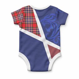 MacFarlane (McFarlane) The Scottish Football Crest Baby Onesie Lion-Tartan Army