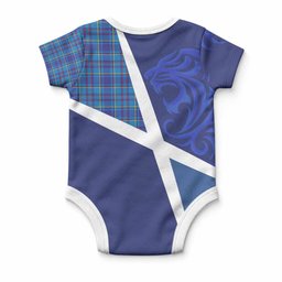 Mercer The Scottish Football Crest Baby Onesie Lion-Tartan Army
