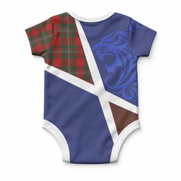 MacGregor (McGregor) The Scottish Football Crest Baby Onesie Lion-Tartan Army