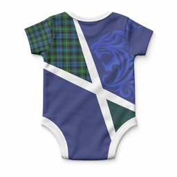 Lamont The Scottish Football Crest Baby Onesie Lion-Tartan Army