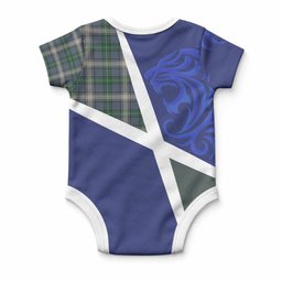 MacDowall (McDowall) The Scottish Football Crest Baby Onesie Lion-Tartan Army