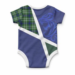 Purves The Scottish Football Crest Baby Onesie Lion-Tartan Army