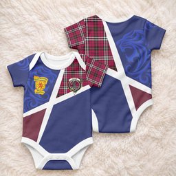 Little The Scottish Football Crest Baby Onesie Lion-Tartan Army