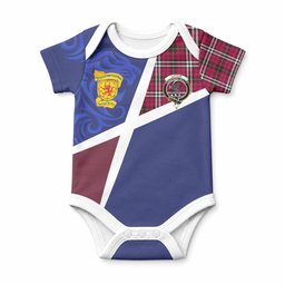 Little The Scottish Football Crest Baby Onesie Lion-Tartan Army