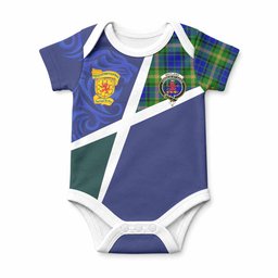 Maitland The Scottish Football Crest Baby Onesie Lion-Tartan Army