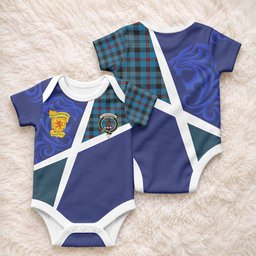 MacCorquodale (McCorquodale) The Scottish Football Crest Baby Onesie Lion-Tartan Army