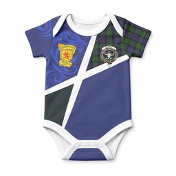 Murray The Scottish Football Crest Baby Onesie Lion-Tartan Army