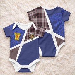 MacPherson (McPherson) The Scottish Football Crest Baby Onesie Lion-Tartan Army