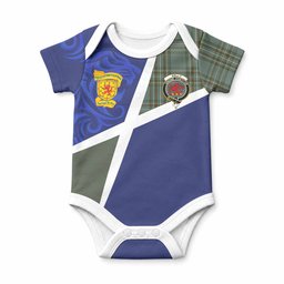 Kelly The Scottish Football Crest Baby Onesie Lion-Tartan Army