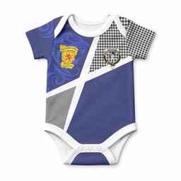 Shepherd The Scottish Football Crest Baby Onesie Lion-Tartan Army