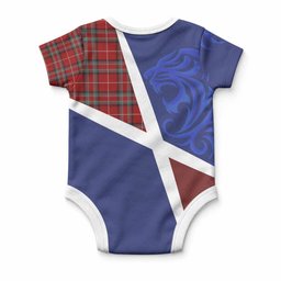 Stewart (Stuart) of Bute The Scottish Football Crest Baby Onesie Lion-Tartan Army