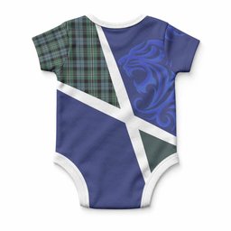 Melville The Scottish Football Crest Baby Onesie Lion-Tartan Army
