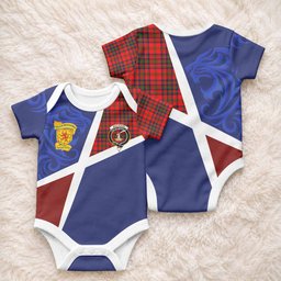 Matheson The Scottish Football Crest Baby Onesie Lion-Tartan Army