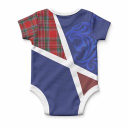 MacBean (MacBain) The Scottish Football Crest Baby Onesie Lion-Tartan Army