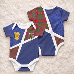 MacIntosh (McIntosh) The Scottish Football Crest Baby Onesie Lion-Tartan Army