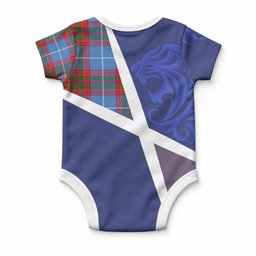 Preston The Scottish Football Crest Baby Onesie Lion-Tartan Army