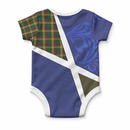 MacMillan (McMillan) The Scottish Football Crest Baby Onesie Lion-Tartan Army
