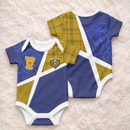 Houston The Scottish Football Crest Baby Onesie Lion-Tartan Army