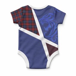 MacLachlan (McLachlan) The Scottish Football Crest Baby Onesie Lion-Tartan Army