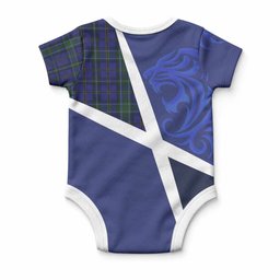 Weir The Scottish Football Crest Baby Onesie Lion-Tartan Army