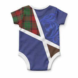 MacPhail (McPhail) The Scottish Football Crest Baby Onesie Lion-Tartan Army