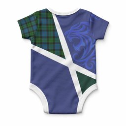McCoy The Scottish Football Crest Baby Onesie Lion-Tartan Army