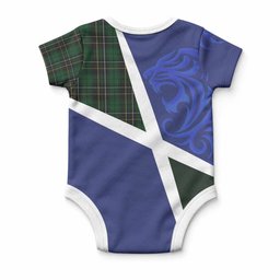 MacAlpine (MacAlpin) The Scottish Football Crest Baby Onesie Lion-Tartan Army