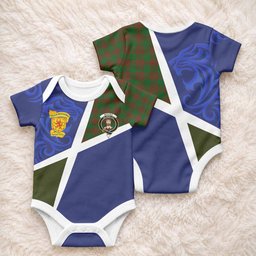 Menzies The Scottish Football Crest Baby Onesie Lion-Tartan Army