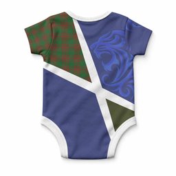 Menzies The Scottish Football Crest Baby Onesie Lion-Tartan Army