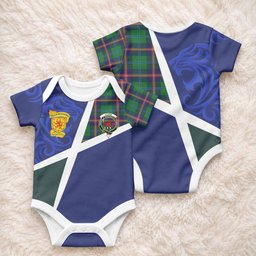 Young The Scottish Football Crest Baby Onesie Lion-Tartan Army